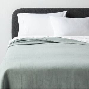 King Luxe Matelasse Coverlet Light Teal
Green - Threshold